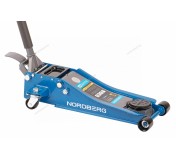 Домкрат подкатной 3 т, супернизкий подхват, педаль NORDBERG N32032