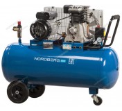 Компрессор поршневой с ременным приводом, объем 100 л NORDBERG ECO NCE100/400-220