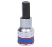 Насадка (бита) торцевая 1/2, Hex, 10 мм, L = 60 мм KING TONY 402510