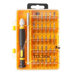 Набор вставок (бит) 4 мм, PH, PZ, Hex, Torx, Slotted, прецизионных, 32 предмета TOLSEN TT20047s
