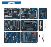Набор инструментов BOARD для тележки, 15 ложементов, 325 предметов KING TONY 934-325MRVD