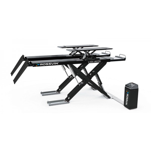 Автоподъемник ножничный ROSSVIK PRO V-55X (46/ON) напольный для р/с, г/п 5.5т, 380В RAL7040 Серый V-55_46ON