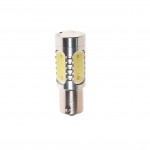 Автолампа P21W (BA15s) 5 SMD MEGA WHITE 6000K 400лм 12V MEGAPOWER /10 /100 OLD M-56285W