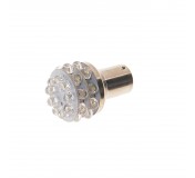 Автолампа P21W (BA15s) 27 LED WHITE 6000K 189лм  24V MEGAPOWER /10 /100