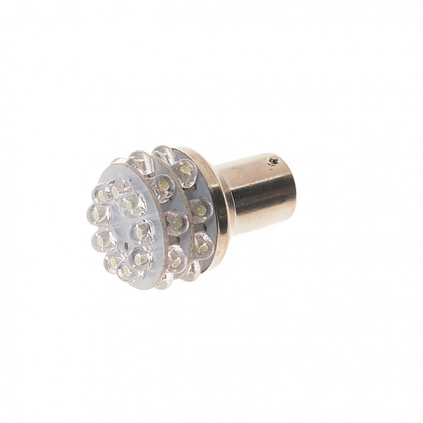 Автолампа P21W (BA15s) 27 LED WHITE 6000K 189лм  24V MEGAPOWER /10 /100 M-56264W-24