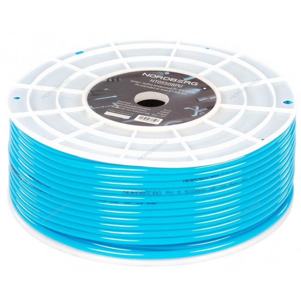 Шланг-трубка воздушный ПУ диам. 5,5х8 мм, 1 м NORDBERG HT05508PU