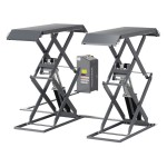 Напольный ножничный автомобильный подъемник, г/п 3.5 т WDK-505X