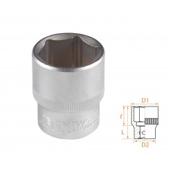 Головка торцевая стандартная шестигранная 1/2, 24 мм AFFIX AF00040024