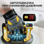 Присоска вакуумная аккумуляторная TECHNICOM , 900 мАч, нагрузка 160кг, чаша 200мм, для гладкой и рельефной поверхности TC-F180