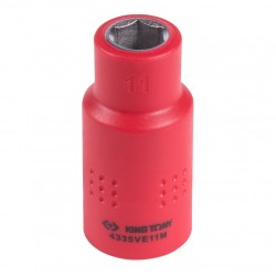 Головка торцевая диэлектрическая шестигранная 1/2, 11 мм KING TONY 4335VE11M
