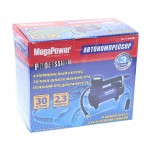 Компрессор M-11040 BLUE поршневой 100PSI (30л/мин, 12А) в сумке 12V MEGAPOWER /1/10 M-11040B