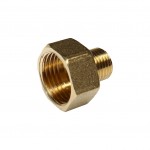 Соединитель резьбовой :M1/4"x F1/2" ЭВРИКА /1/10 ER-MFE04/08