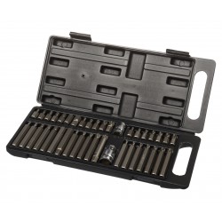 Набор бит 1/2& 3/8 (H4-H12, M5-M12, T20-T55) 40пр., в кейсе LIGE