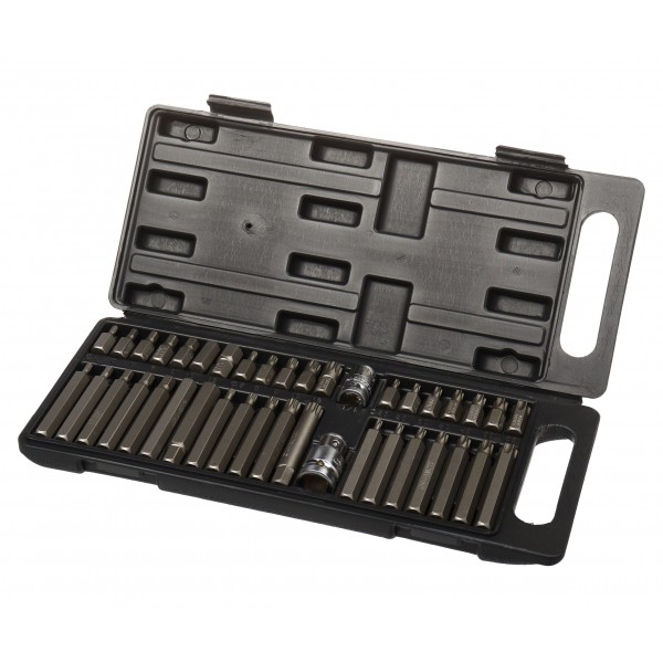 Набор бит 1/2& 3/8 (H4-H12, M5-M12, T20-T55) 40пр., в кейсе LIGE LG-S5002