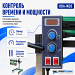 Мобильная 2-х касетная инфракрасная сушка для ЛКП с таймером, 2100 Вт ОДА Сервис ODA-IK03