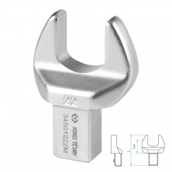 Насадка рожковая серии FIT, 22 мм, 14х18 мм KING TONY 34501222M