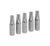 Набор вставок (бит) торцевых 1/4, Torx, T30, 25 мм, 5 предметов TOLSEN TT20279