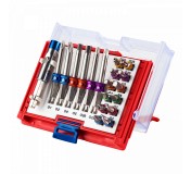 Набор вставок (бит) 1/4, TORX, HEX, PZ, PH, SLOT, 19 предметов