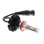 Автолампа H11 BRIGHT WHITE 6 SMD 6500K со встроенным блоком (2шт) 12-24V 5000лм MEGAPOWER /1/10 M-58727