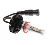 Автолампа H11 BRIGHT WHITE 6 SMD 6500K со встроенным блоком (2шт) 12-24V 5000лм MEGAPOWER /1/10