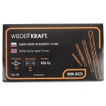 Набор сверл по металлу HSS-Co 1-13 мм, 25 предметов WDK-DC25