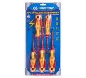 Набор отверток, диэлектрические, 5 предметов KING TONY 30605MR