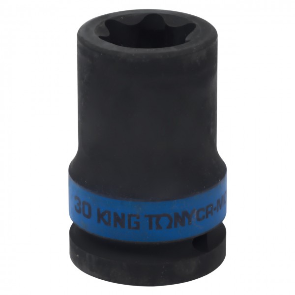 Головка торцевая ударная TORX Е-стандарт 3/4, E30, L = 56 мм KING TONY 657530M