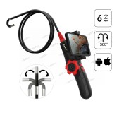 Видеоэндоскоп управляемый USB, 2Мп, 1920x1080, 1м, 6мм, 360° iCartool IC-V200
