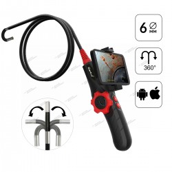 Видеоэндоскоп управляемый USB, 2Мп, 1920x1080, 1м, 6мм, 360° iCartool IC-V200