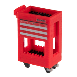 Конструктор пластмассовый бренда KING TONY, тележка открытая KING TONY TS1006