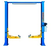 Автоподъемник двухстоечный ROSSVIK V2-5.5L г/п 5.5т, 380В, с верхней синхронизацией. Синий