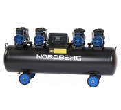 Компрессор безмасляный 380 В, ресивер 200 л, 1000 л/мин NORDBERG NCEO200/1000