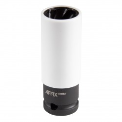 Головка для поврежденного крепежа глубокая 1/2, 21 мм, тонкостенная, пластиковая защита AFFIX AF10931021