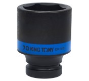 Головка торцевая ударная глубокая шестигранная 1, 70 мм KING TONY 843570M