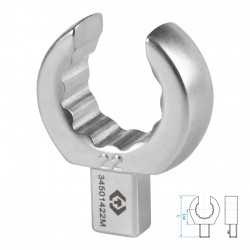 Насадка разрезная серии FIT, 22 мм, 9х12 мм KING TONY 34501422M