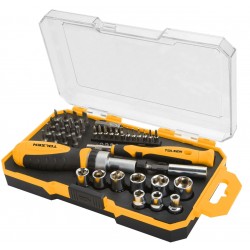 Набор вставок (бит) 1/4, PH, PZ, Hex, Torx, Slotted, 42 предмета TOLSEN TT20041