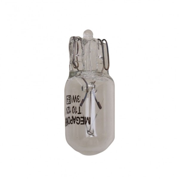 Автолампа W3W (W2.1*9.5d) STANDART 12V MEGAPOWER /10/50 M-37033068