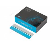 Грузики самоклеящиеся (12х5 г, L=14 см) Fe закругленные серые, 50 лент NORDBERG W5FR4G