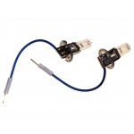 Автолампа H3 (55) PK22s STANDART (бокс, 2шт) 12V MEGAPOWER /1/10 M-37033014