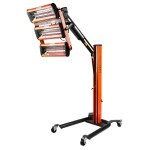 Трехкассетная мобильная ИК сушка на пантографической стойке с гидроцилиндром WDK-3D