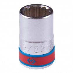 Головка торцевая стандартная двенадцатигранная 1/2, 5/8, дюймовая KING TONY 433020S