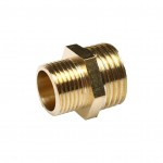 Соединитель резьбовой :наруж. резьба 1/2"x3/8" ЭВРИКА /1/10 ER-MM08/06