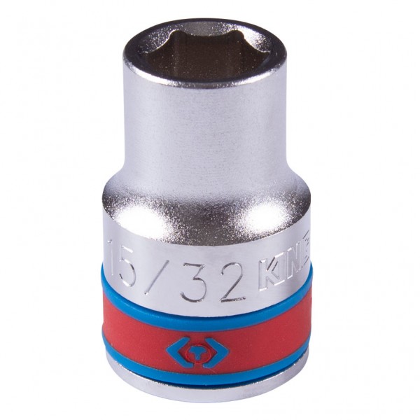 Головка торцевая стандартная шестигранная 1/2, 15/32, дюймовая KING TONY 433515S