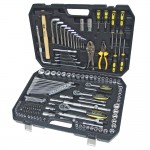 Набор инструмента  1/4"&3/8"&1/2"DR 6-гранный 142 предмета  ЭВРИКА 1/2 ER-80142