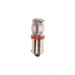 Автолампа T4W (BA9s) 5 SMD 5050 RED 40лм 12V MEGAPOWER /10 /100 OLD M-90125R