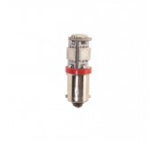 Автолампа T4W (BA9s) 5 SMD 5050 RED 40лм 12V MEGAPOWER /10 /100 OLD