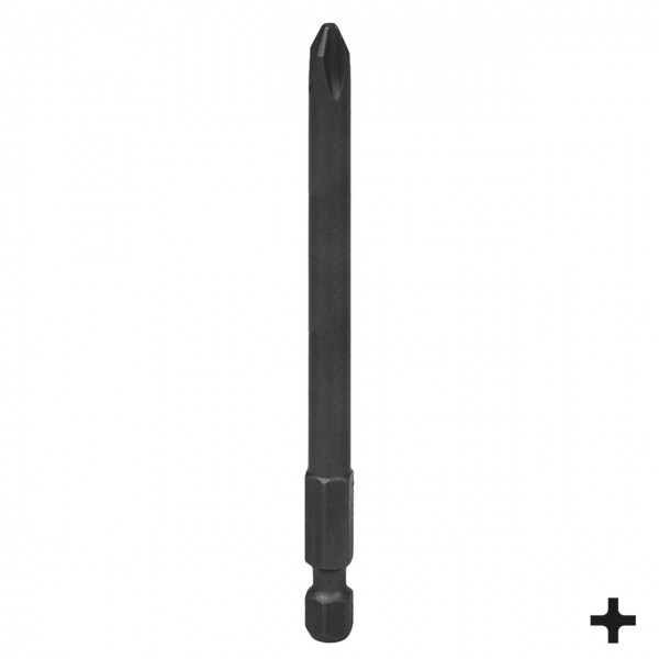 Вставка (бита) торцевая 1/4, Phillips, PH3, 90 мм, для шуруповерта KING TONY 719003P