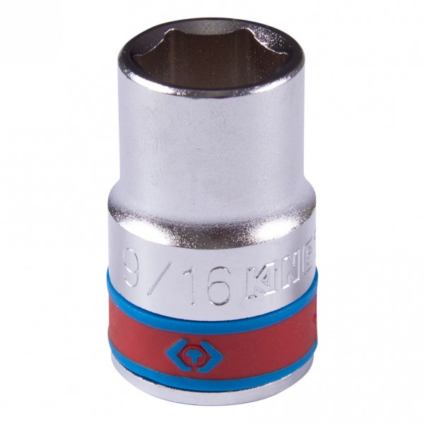 Головка торцевая стандартная шестигранная 1/2, 9/16, дюймовая KING TONY 433518S