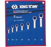 Набор комбинированных трещоточных ключей, 7 предметов king tony 12107mrn01