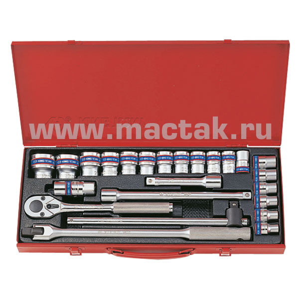 1/2” комплект  торцевых головок 4026MR KINGTONY 4026MR